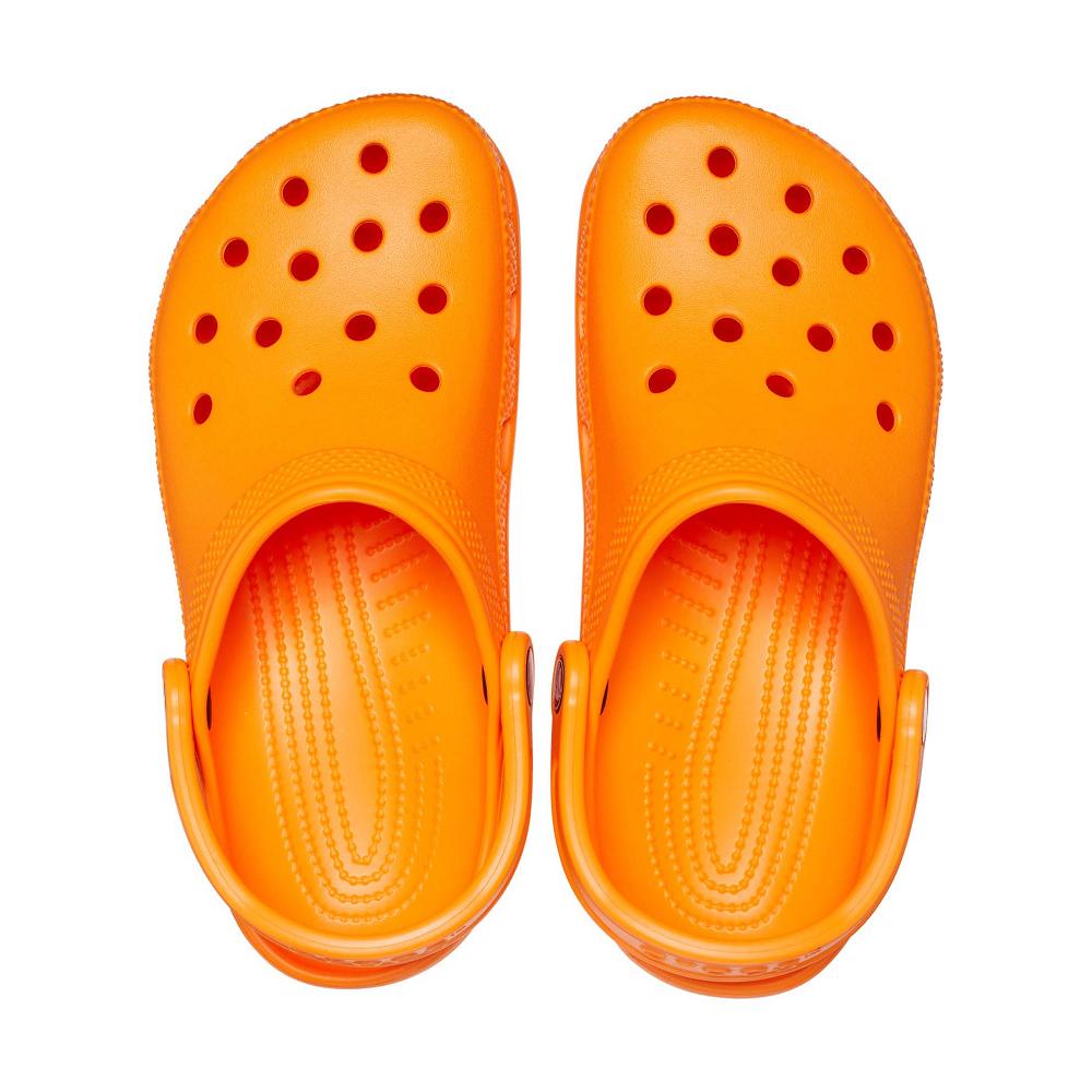 Orange Men's Crocs Classic Clogs | NZ 0830BEXC